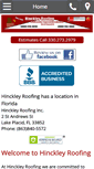 Mobile Screenshot of hinckleyroofing.com